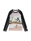 Molo Neptune Swim T-shirt In Neutrals