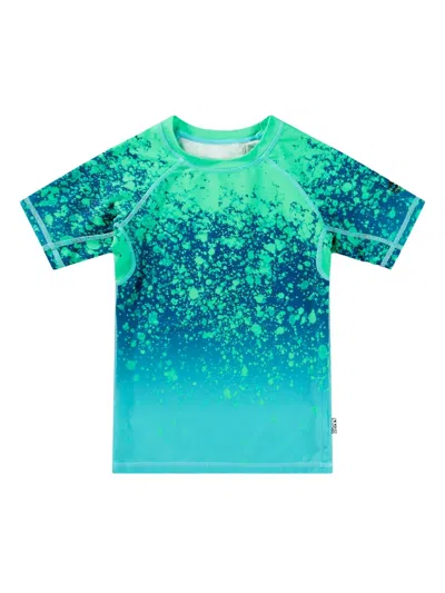 Molo Kids' Neptune T-shirt In Blue