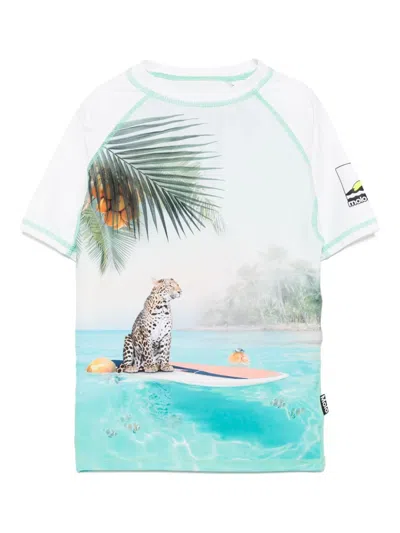 Molo Kids' Neptune Top In Green