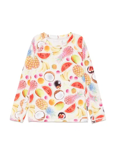 Molo Kids' Neptune Top In Yellow