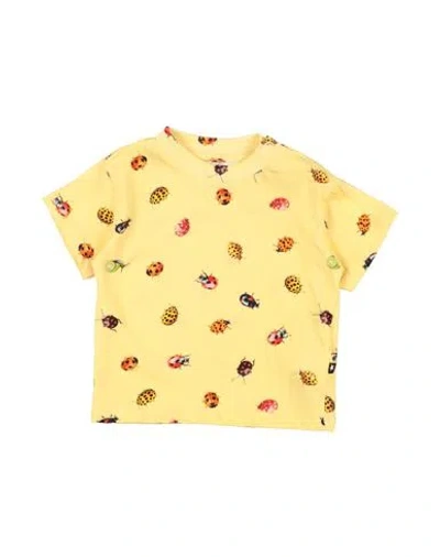 Molo Babies'  Newborn T-shirt Yellow Size 3 Organic Cotton