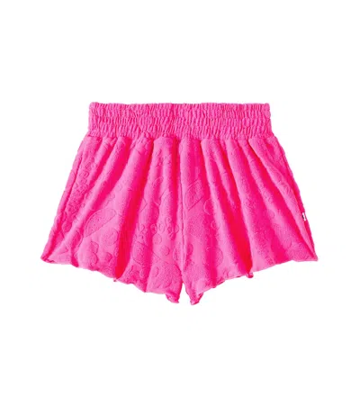 Molo Kids' Nicci Terry Shorts In Pink