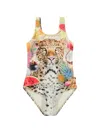 Molo Nika Swimsuit In Neutrals