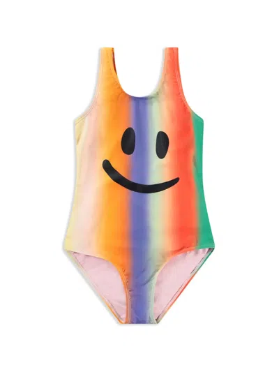 Molo Kids' Nika Swimsuit In Multicolor