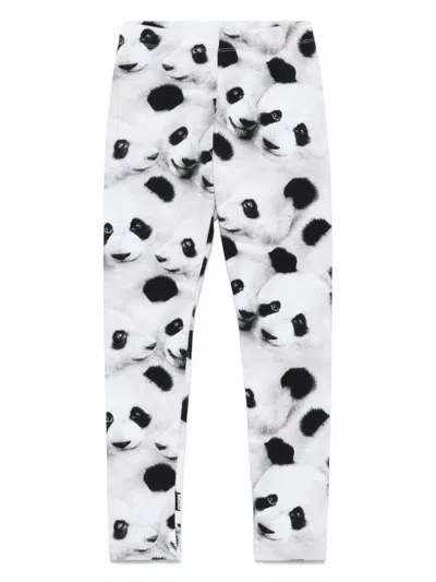 Molo Kids' Niki Leggings In White