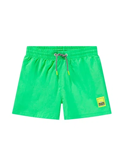 Molo Kids' Niko Swim Shorts In 绿色