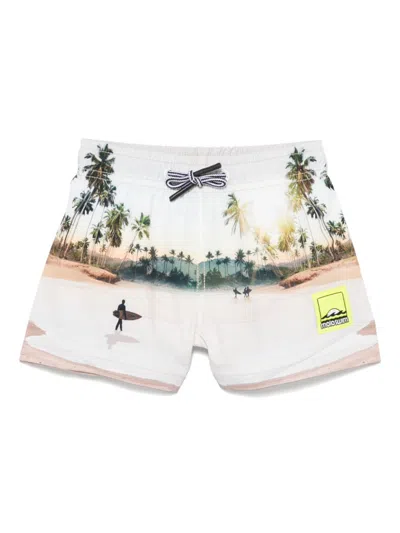 Molo Babies' Niko Swim Shorts In Neutrals