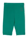 Molo Noa Slogan-print Leggings In Green
