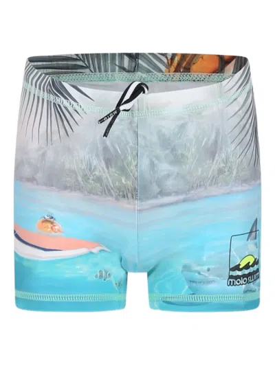 MOLO NORTON PLACED SWIM TRUNKS