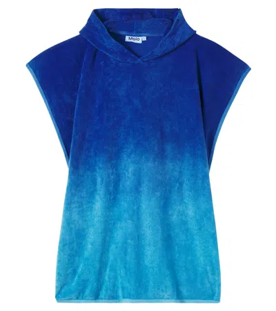 Molo Kids' Cover-up Aus Frottee In Blau