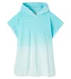 Molo Ombré Cotton Terry Poncho In Blue