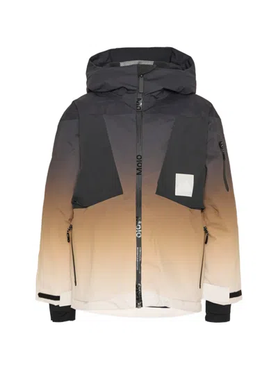 Molo Kids' Ombre Hooded Jacket In Multi