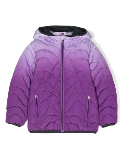 Molo Kids' Ombré Jacket In Purple
