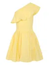 Molo Yellow Dress For Girl In Yellow