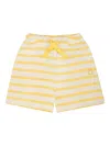 Molo Ivory Shorts For Babykids With Logo Patch In White