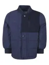 Molo Harold Quilted Jacket In Blue