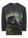 Molo Panther Sweatshirt In Grey