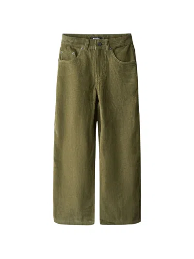Molo Kids' Pants Woven "aiden" In Green