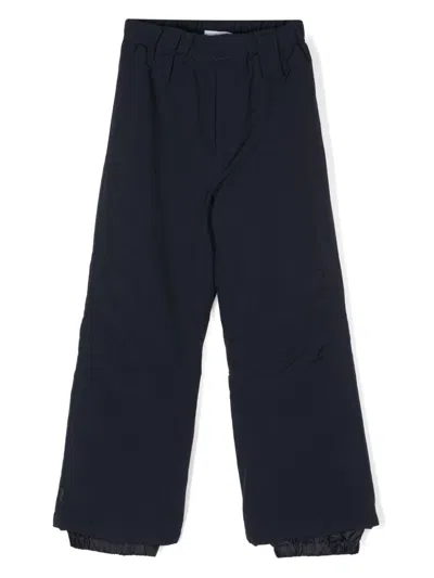 Molo Kids' Paxton Rain Trousers In Blue