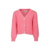 Molo Pink Cardigan Gilberta For Girl In Pink