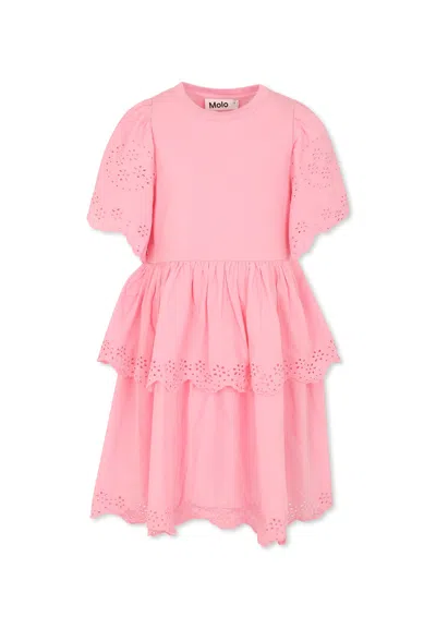 Molo Kids' Pink Dress For Girl
