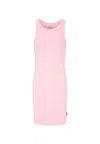 Molo Pink Dress For Girl In Pink
