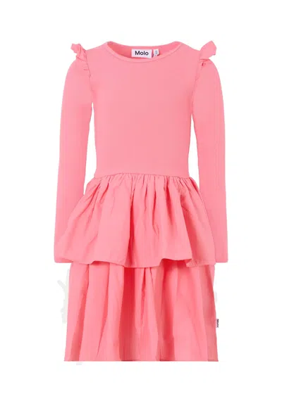 Molo Kids' Pink Dress For Girl