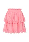 Molo Pink Skirt For Girl In Pink