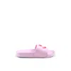 Molo Pink Slippers For Girl With Smiley In Pink