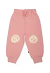 Molo Pink Trousers For Babykids With Smile In Pink