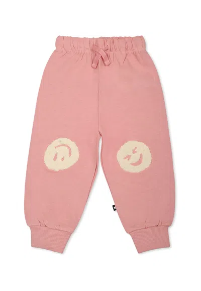 Molo Pink Trousers For Babykids With Smile