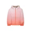 Molo Pink Windbreaker Jacket For Girl With Logo In Pink