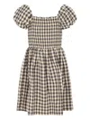 Molo Multicolour Dress For Girl In Black