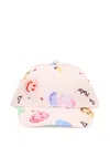 Molo Printed Peak Cap In Pink