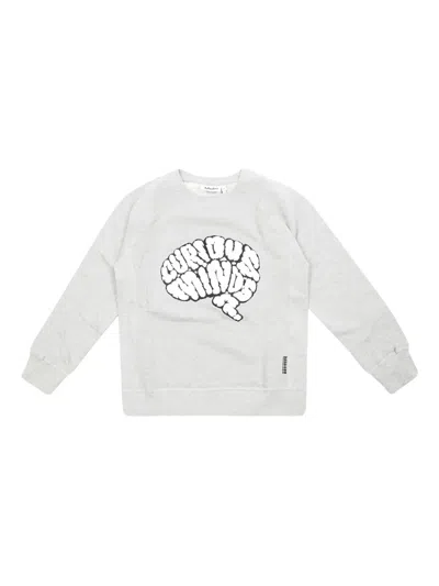Molo Kids' Printed Sweatshirt In Gray