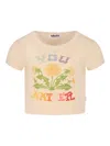 Molo Short-sleeved T-shirt In Neutrals
