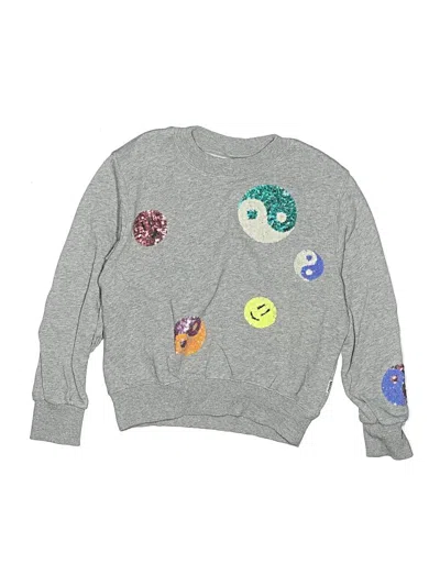 Pre-owned Molo Kids' Pullover Sweater In Silver