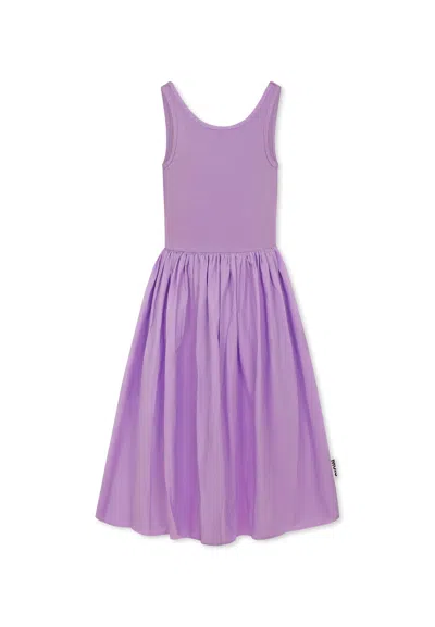 Molo Kids' Purple Dress For Girl In Violet