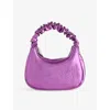 Molo Purple Ray Kids' June Faux-leather Top Handle Bag