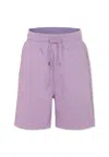 Molo Purple Shorts For Kids With Smiley In Violet