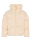 Molo Quilted Funnel Jacket In Pink