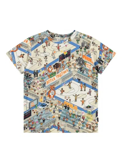 Molo "ralphie" Short Sleeves T-shirt In Multi
