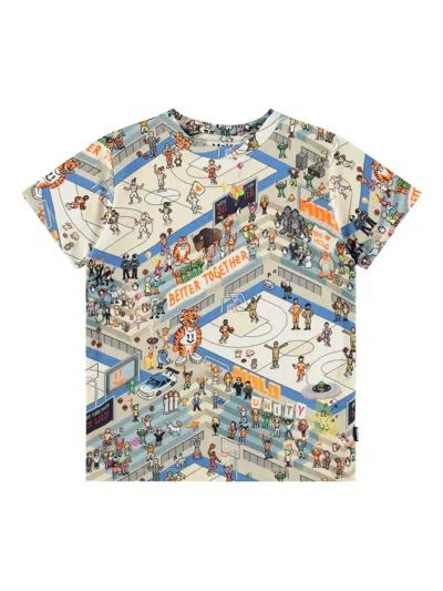 Molo Kids' Ralphie T-shirt In Multi