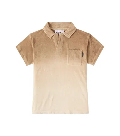 MOLO RANDEL COTTON TERRY POLO SHIRT