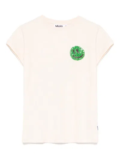 Molo Kids' Ranva T-shirt In Neutrals