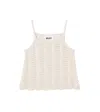 Molo Rasa Mélange Tank Top In White