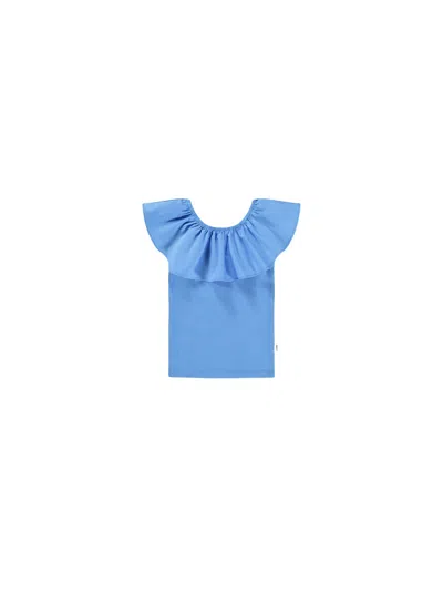 Molo Reca Short Sleeves T-shirt In Blue
