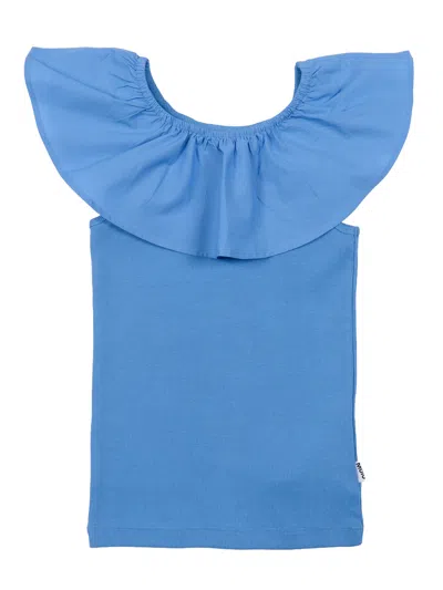 Molo Kids'  Reca T-shirts Short Sleeves In Blue