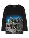 Molo Reif Graphic-print T-shirt In Black