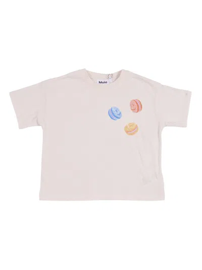 Molo Kids'  Reinette T-shirts Short Sleeves In Neutral